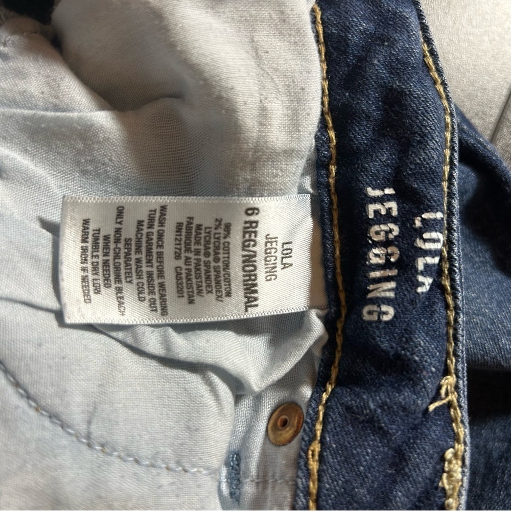 Aeropostale Women’s Lola Jegging Denim Jeans Blue Distressed Size 6 - Picture 6 of 8